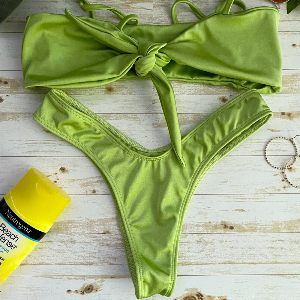 Green Bikini Set - Picture 2 of 5